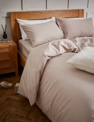 

M&S Collection Pure Brushed Cotton Extra Deep Fitted Sheet - Biscuit, Biscuit