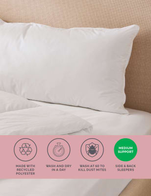 Supremely Washable Medium King Size Pillow - OM