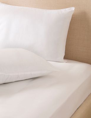 2pk Duck Feather & Down Medium Pillows