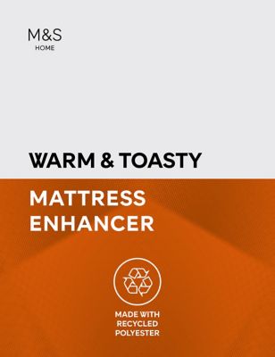 M&S Warm & Toasty Mattress Enhancer - 5FT - White, White