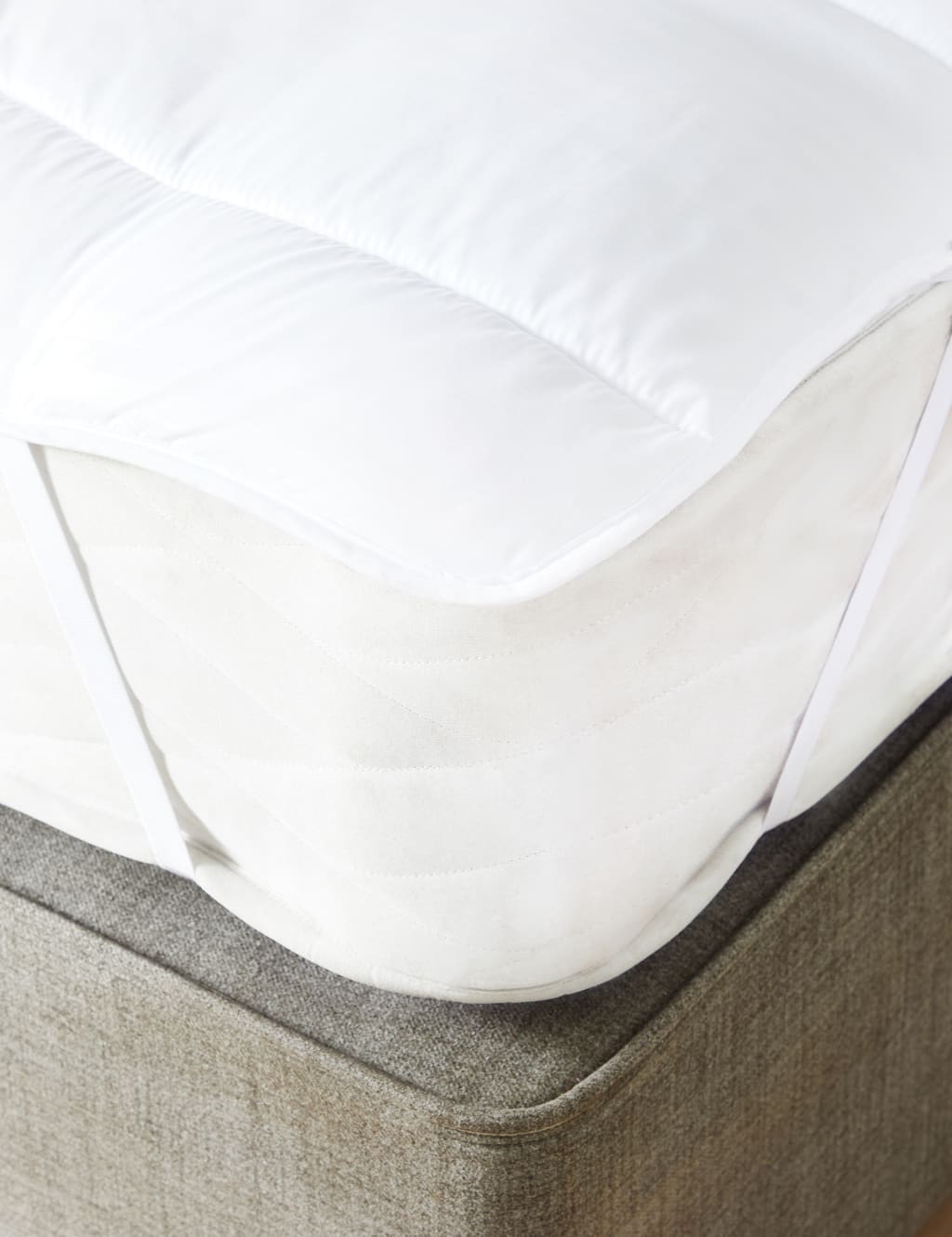 White Mattress Protectors & Toppers M&S