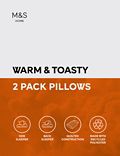 Warm & Toasty – 2er-Pack mittelgroße Kissen