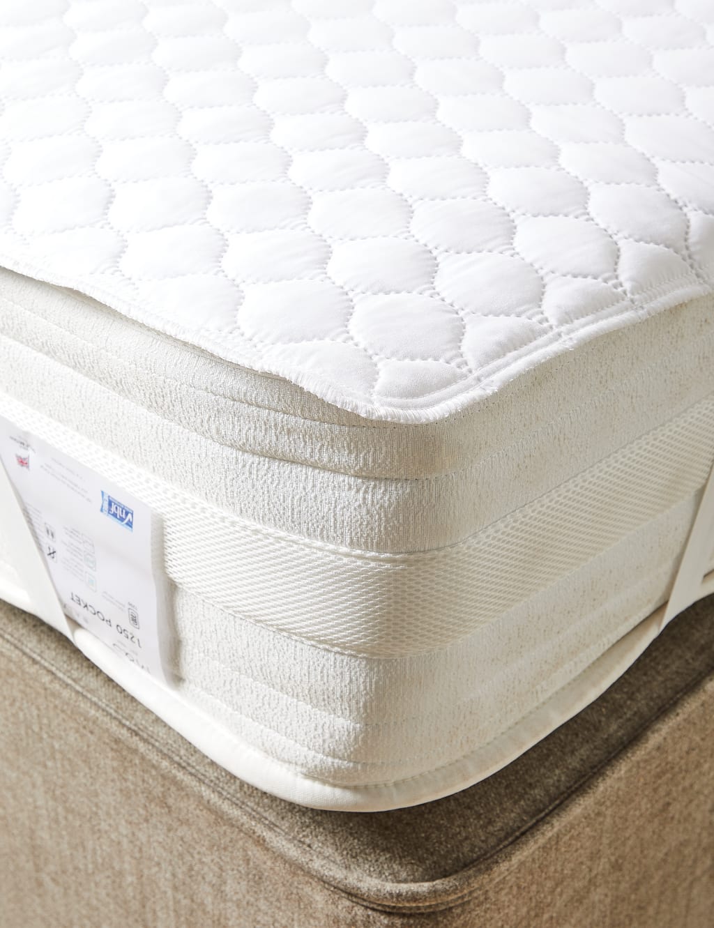 White Mattress Protectors & Toppers M&S