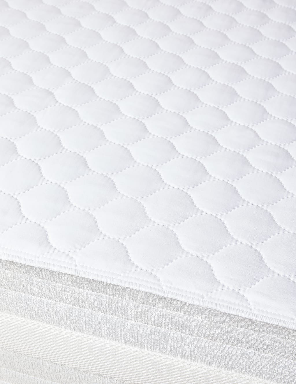 White Mattress Protectors & Toppers M&S