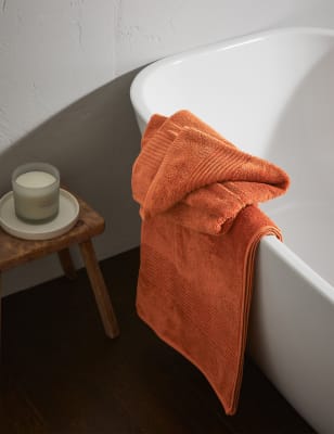 

M&S Collection Luxuriöses Handtuch aus ägyptischer Baumwolle - Rich Amber, Rich Amber