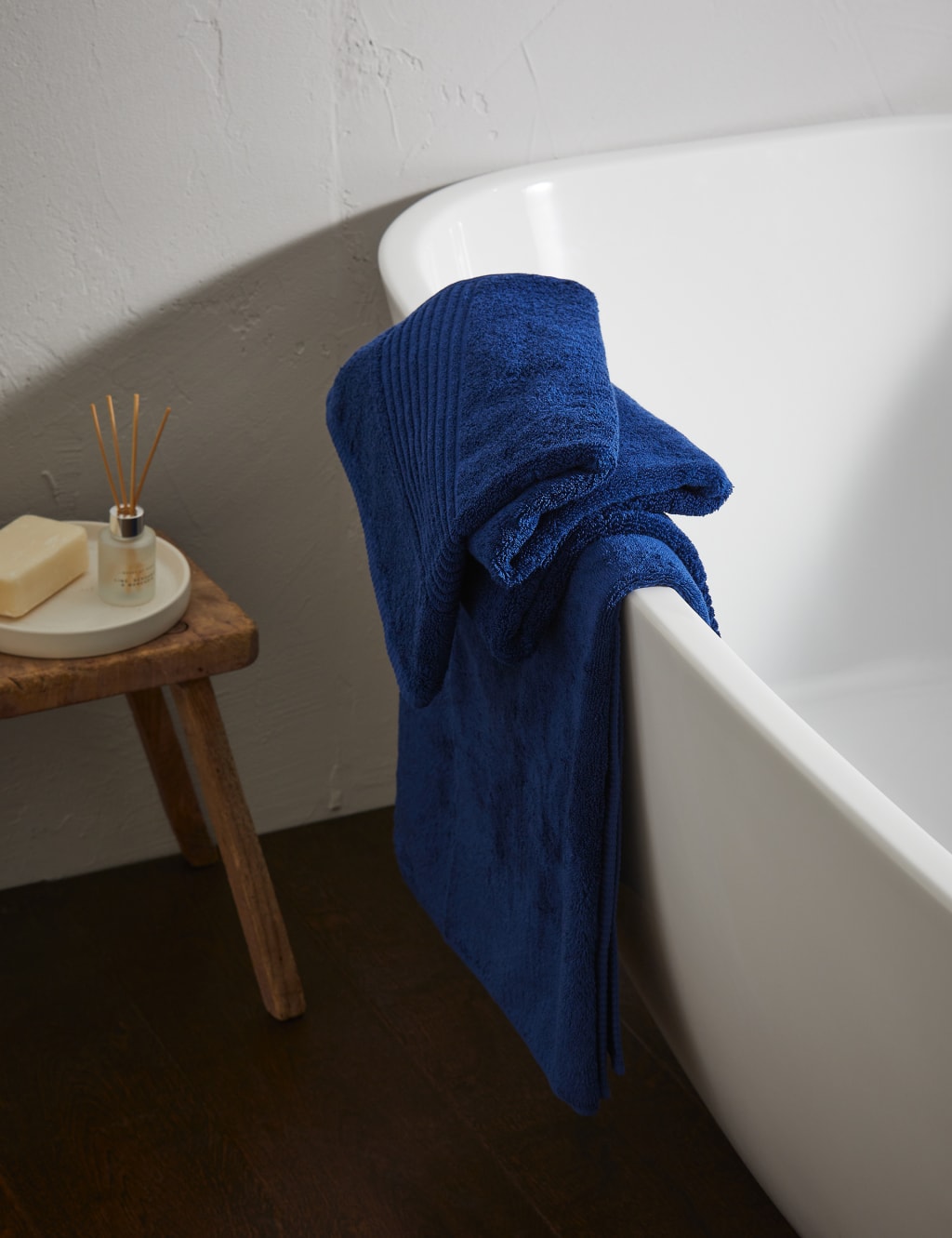 Navy egyptian cotton towels shop