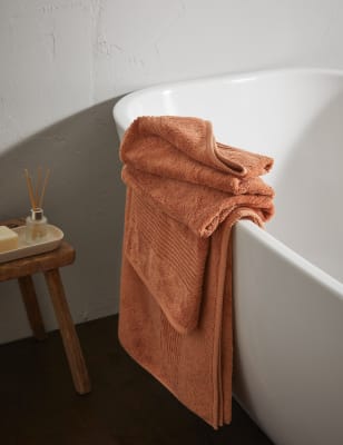 

M&S Collection Egyptian Cotton Luxury Towel - Light Terracotta, Light Terracotta