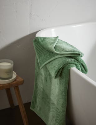 

M&S Collection Egyptian Cotton Luxury Towel - Fern, Fern