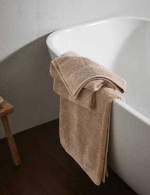 

M&S Collection Toalla premium de algodón egipcio - Mocha, Mocha