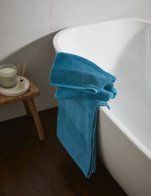 

M&S Collection Egyptian Cotton Luxury Towel - Teal, Teal