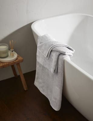 

M&S Collection Luxuriöses Handtuch aus ägyptischer Baumwolle - Light Grey, Light Grey