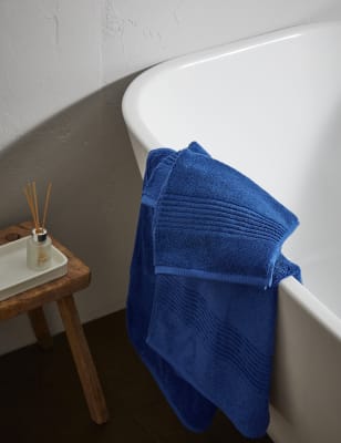 

M&S Collection Egyptian Cotton Luxury Towel - Sapphire, Sapphire