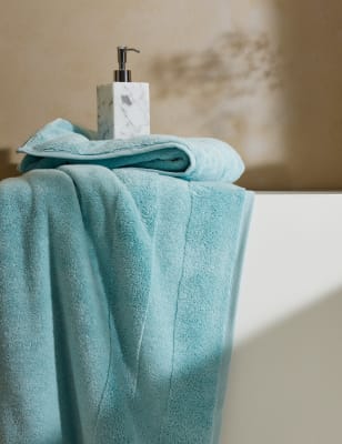 

M&S Collection Ultimate Turkish Luxury Cotton Towel - Duck Egg, Duck Egg