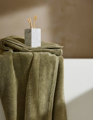 

M&S Collection Ultimate - Toalla premium de algodón turco - Khaki, Khaki