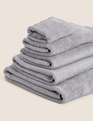 

M&S Collection Ultimate Turkish Cotton Towel - Silver Grey, Silver Grey