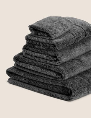 

M&S Collection Ultimate Turkish Cotton Towel - Charcoal, Charcoal