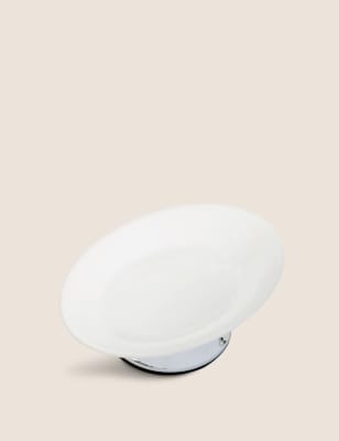 M&S Collection Tulip Soap Dish - White