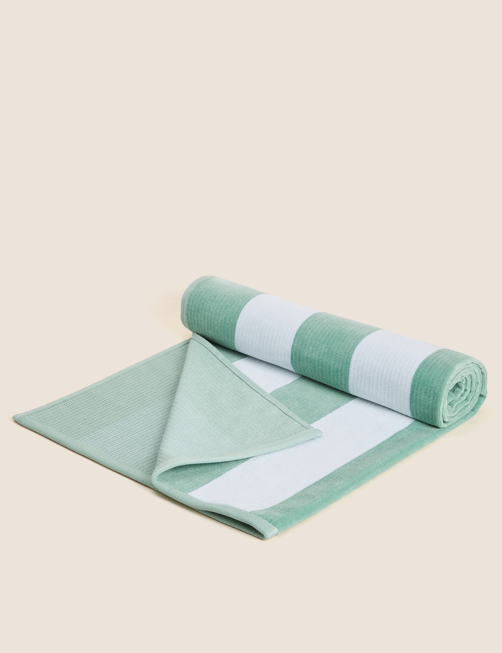Pure Cotton Sand Resistant Striped Beach Towel image 5