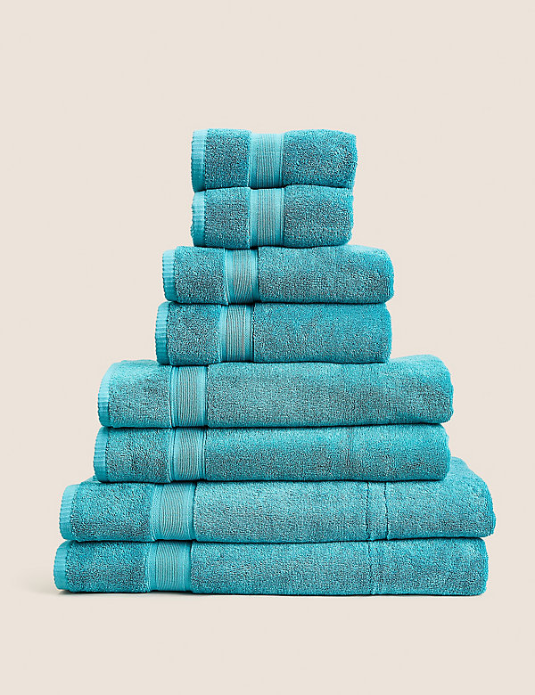 Set of 2 Super Soft Pure Cotton Towels - GR