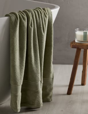 

M&S Collection Super Soft Pure Cotton Antibacterial Towel - Pistachio, Pistachio