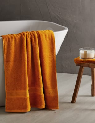 

M&S Collection Toalla antibacteriana 100% algodón supersuave - Antique Gold, Antique Gold