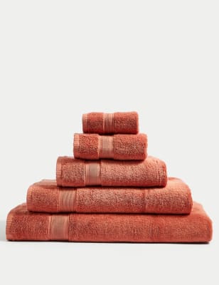 Orange towels clearance