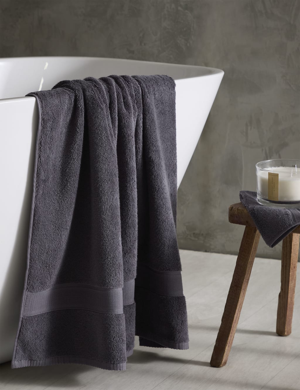 M and s towels grey hot sale