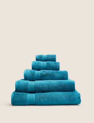 

M&S Collection Heavyweight Super Soft Pure Cotton Towel - Chambray, Chambray