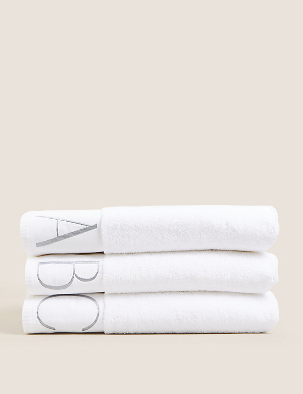 Pure Cotton Alphabet Towel - FR