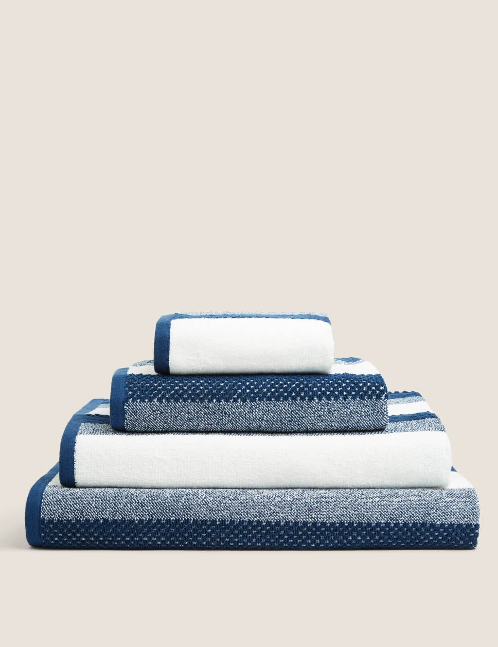 Pure Cotton Striped Textured Towel image 3