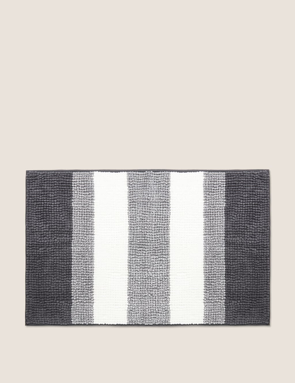 Bobble Striped Quick Dry Bath Mat image 1