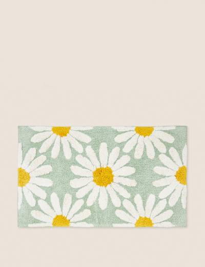 Pure Cotton Daisy Bath Mat