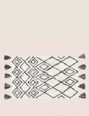 Pure Cotton Aztec Bath Mat