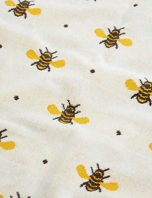 Set of 2 Pure Cotton Bee Towels - HK