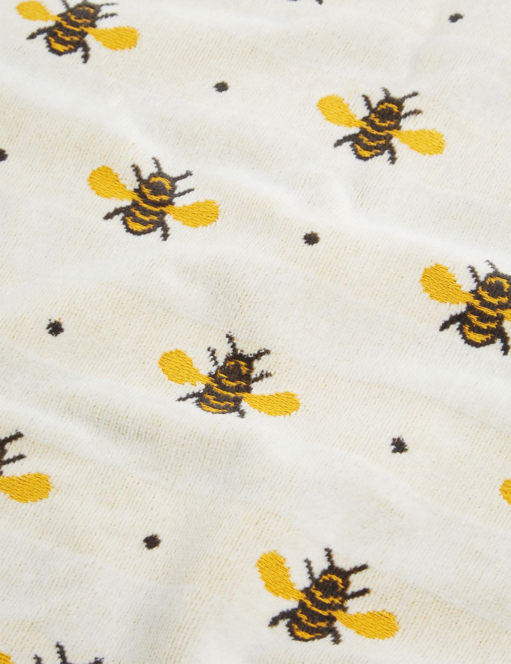 Set of 2 Pure Cotton Bee Towels image 5