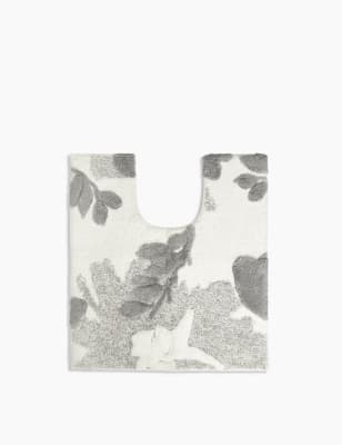 Contour lavabo ou WC Tanya &agrave; motif fleuri