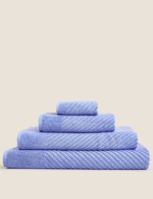 

Cotton Rich Quick Dry Towel - Violet, Violet