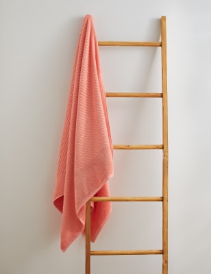 

Schnell trocknendes Handtuch mit hohem Baumwollanteil - Soft Coral, Soft Coral