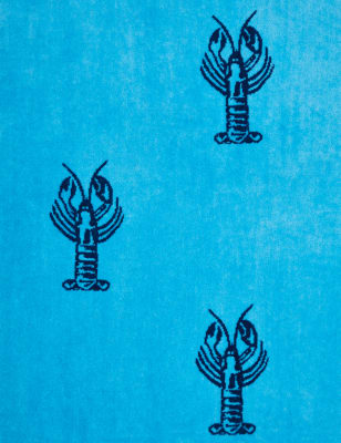 Pure Cotton Lobster Beach Towel