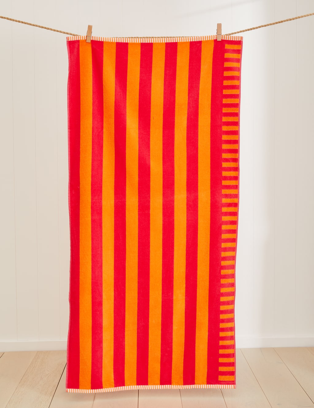 Pure Cotton Striped Beach Towel image 1