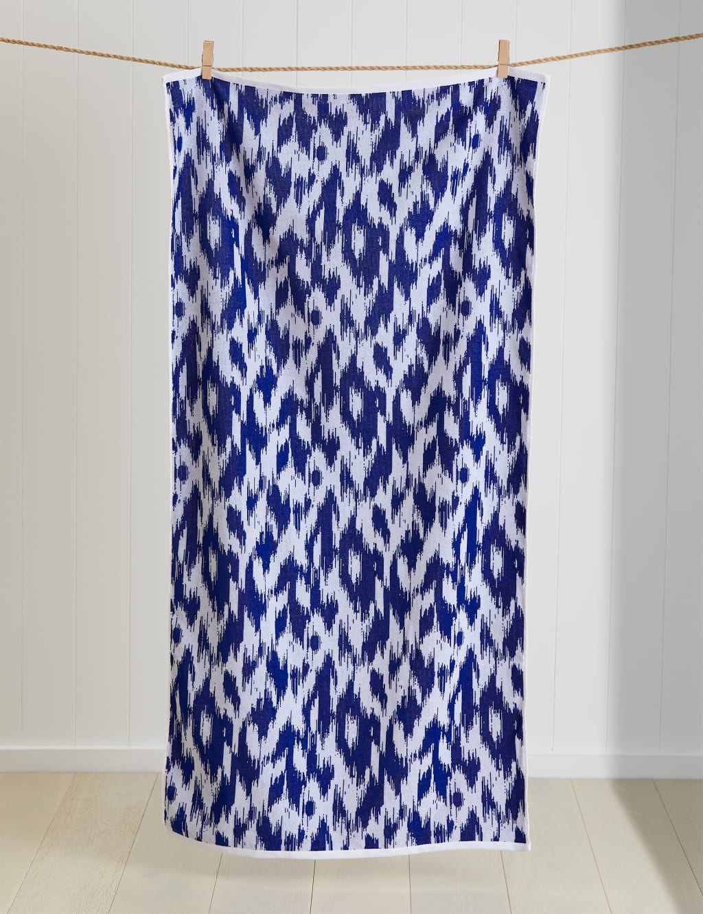 Pure Cotton Ikat Beach Towel image 1