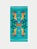 Pure Cotton Mythical Tiger Beach Towel