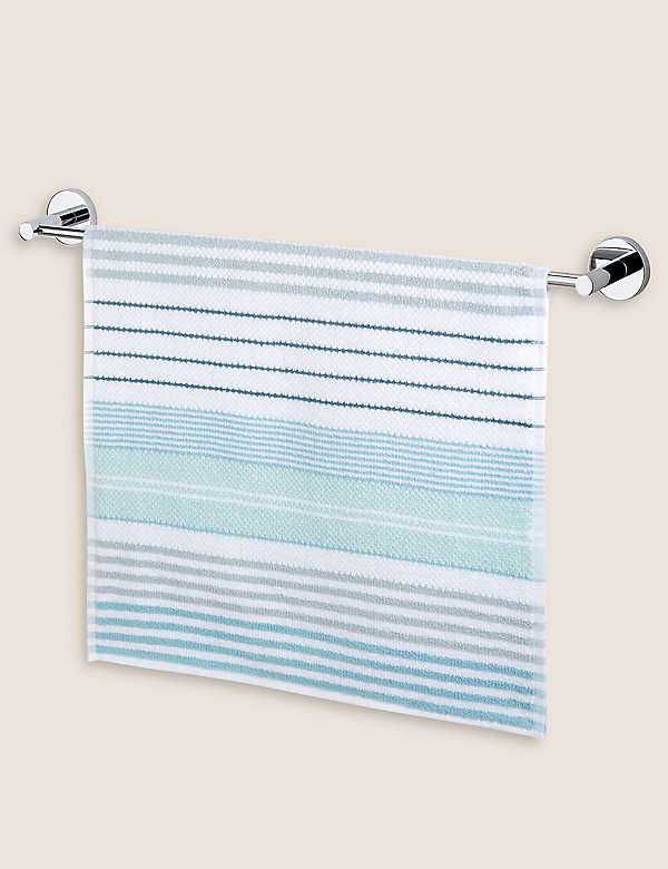 Zuiver katoenen spa-handdoek met streepmotief