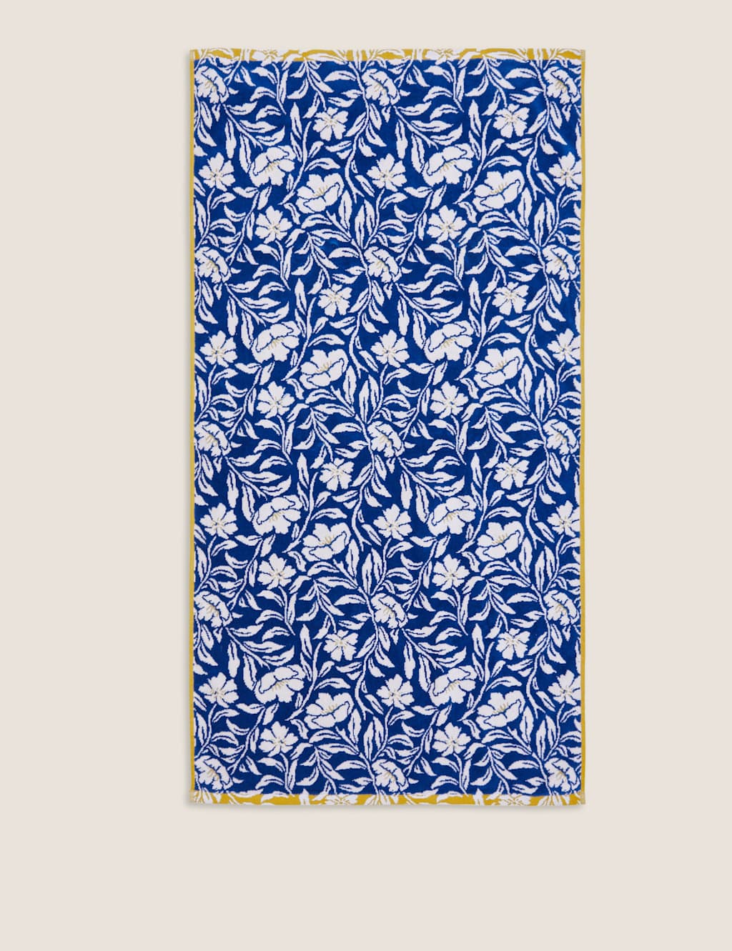 Pure Cotton Velour Floral Towel image 4