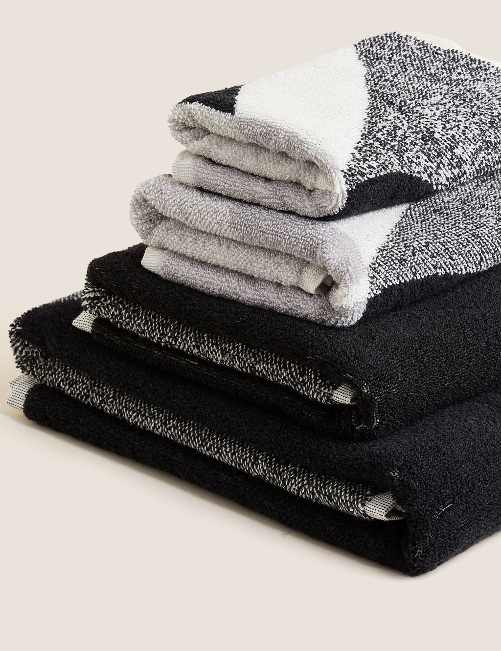 Pure Cotton Abstract Shapes Towel image 1