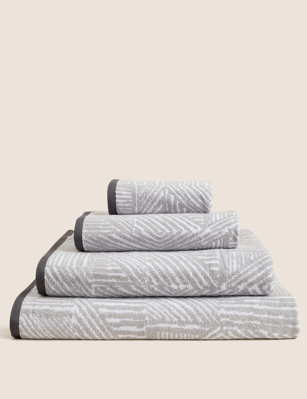 Pure Cotton Abstract Lines Towel image 2