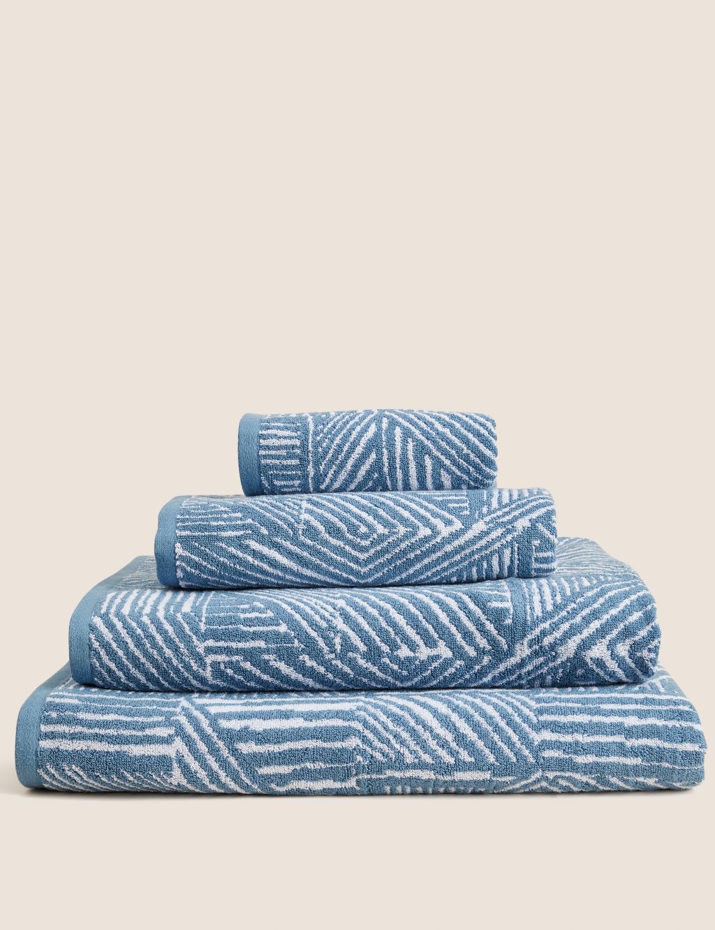 Pure Cotton Abstract Lines Towel image 2