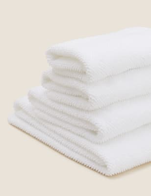 

M&S Collection Pure Cotton Cosy Weave Towel - White, White