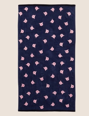 

Percy Pig™ Handtuch aus reinem Baumwollvelours mit Percy Pig™-Motiv - Navy Mix, Navy Mix