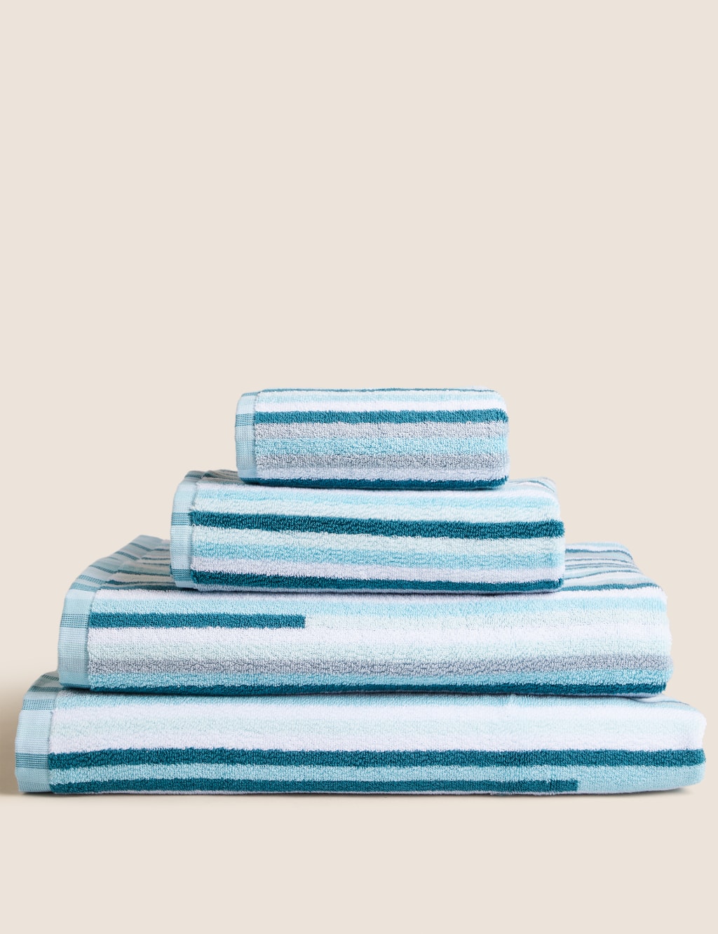 Pure Cotton Striped Towel image 4